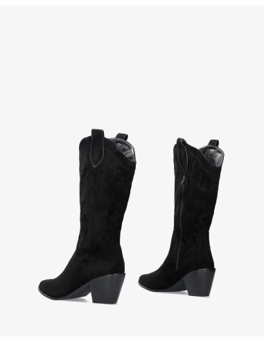 Texano Scamosciato Nero