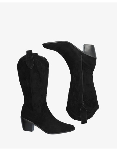 Texano Scamosciato Nero