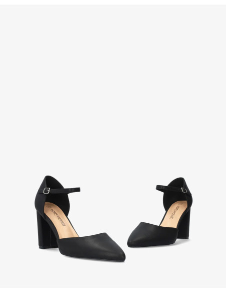 Décolleté Nera con lati scoperti