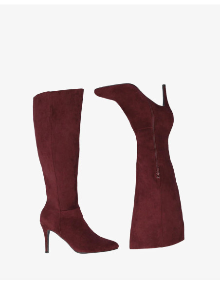 Stivale Scamosciato Bordeaux