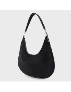 BORSA A SPALLA AURORA - NERA LABEL ROSE 2